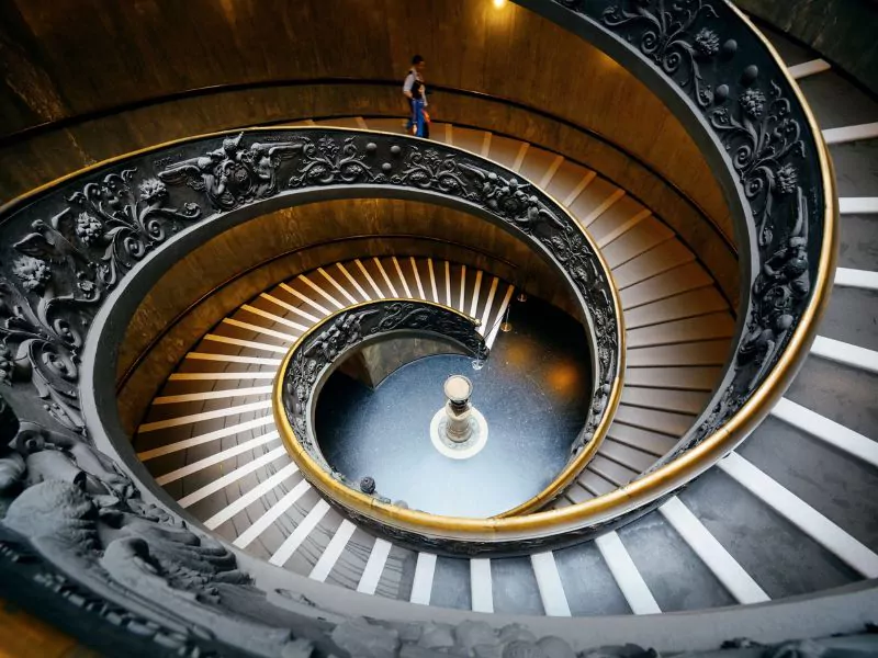 Vatican Museums Momo Staircase, Spiral Staircase, Canva